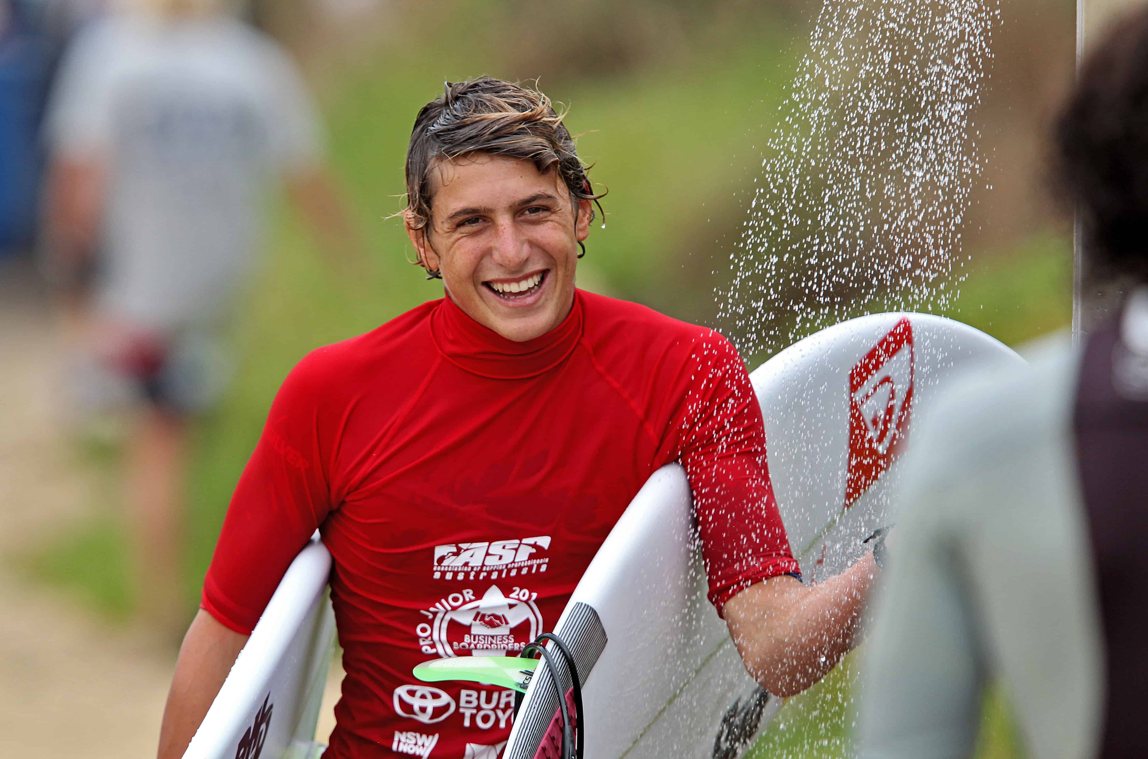 Italian Fioravanti leads pack at Hunter Business Boardriders Pro Junior -